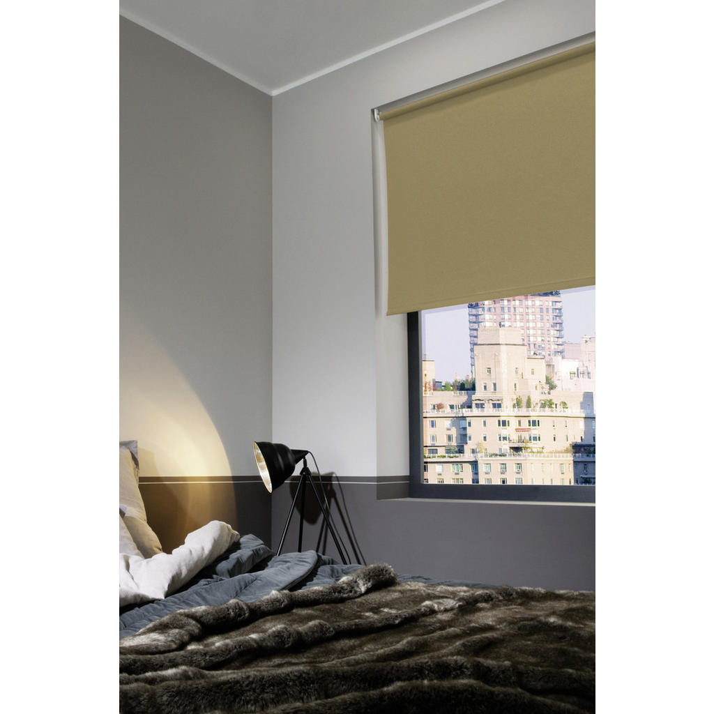 Thumbnail - Xxxl Rollo, Beige, Kunststoff, Uni, 75x160 cm, Länge universell einstellbar, Wohntextilien, Rollos & Jalousien, Rollos