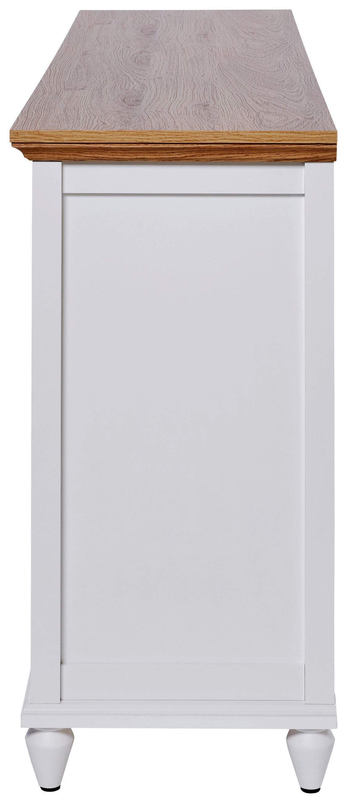 SIDEBOARD Cottage  in 150/80,5/40 cm  - Eichefarben/Alufarben, KONVENTIONELL, Holzwerkstoff/Metall (150/80,5/40cm)