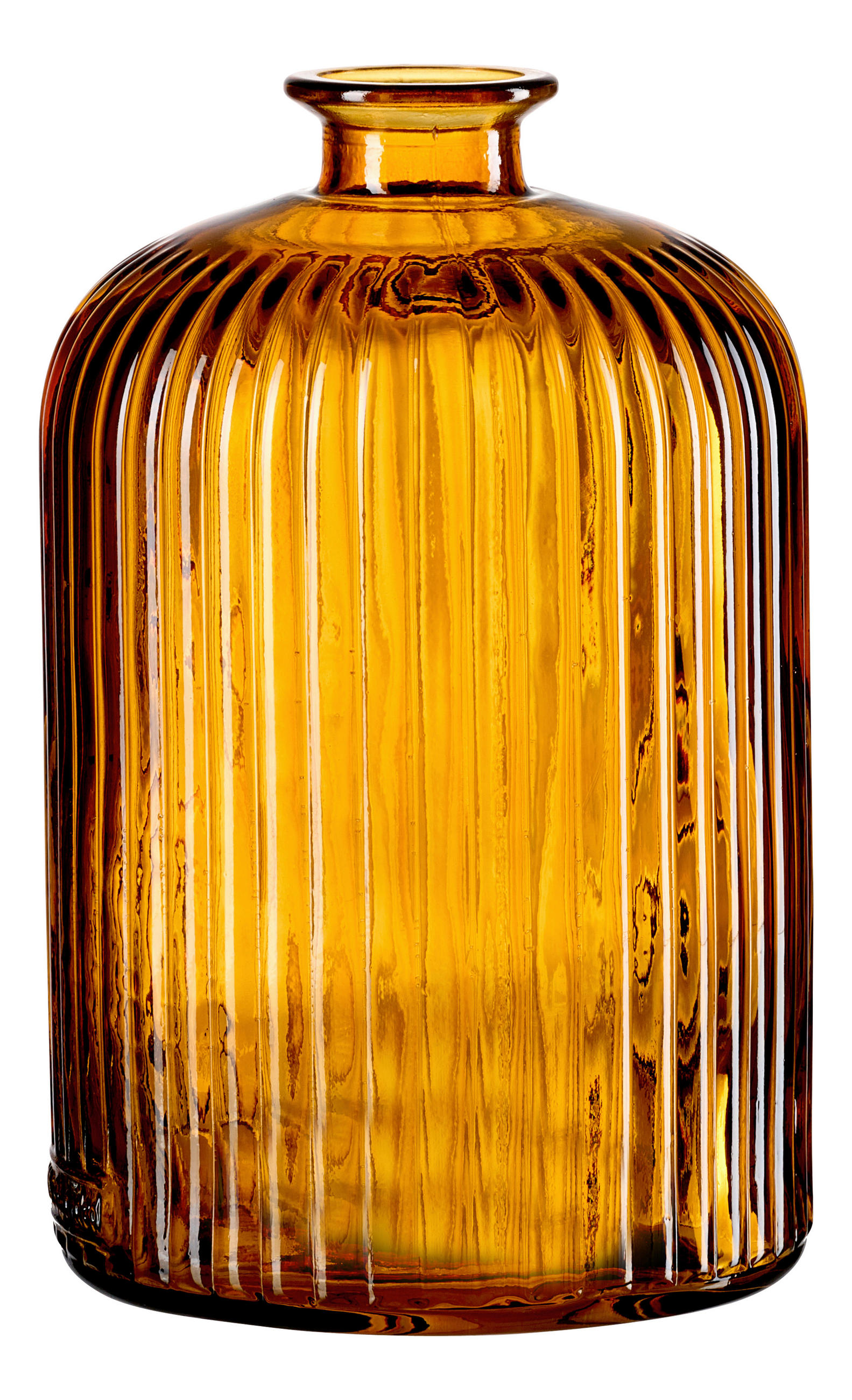 VASE Marokko 24 cm  - Bernsteinfarben, Trend, Glas (14/14/24cm) - Ritzenhoff Breker