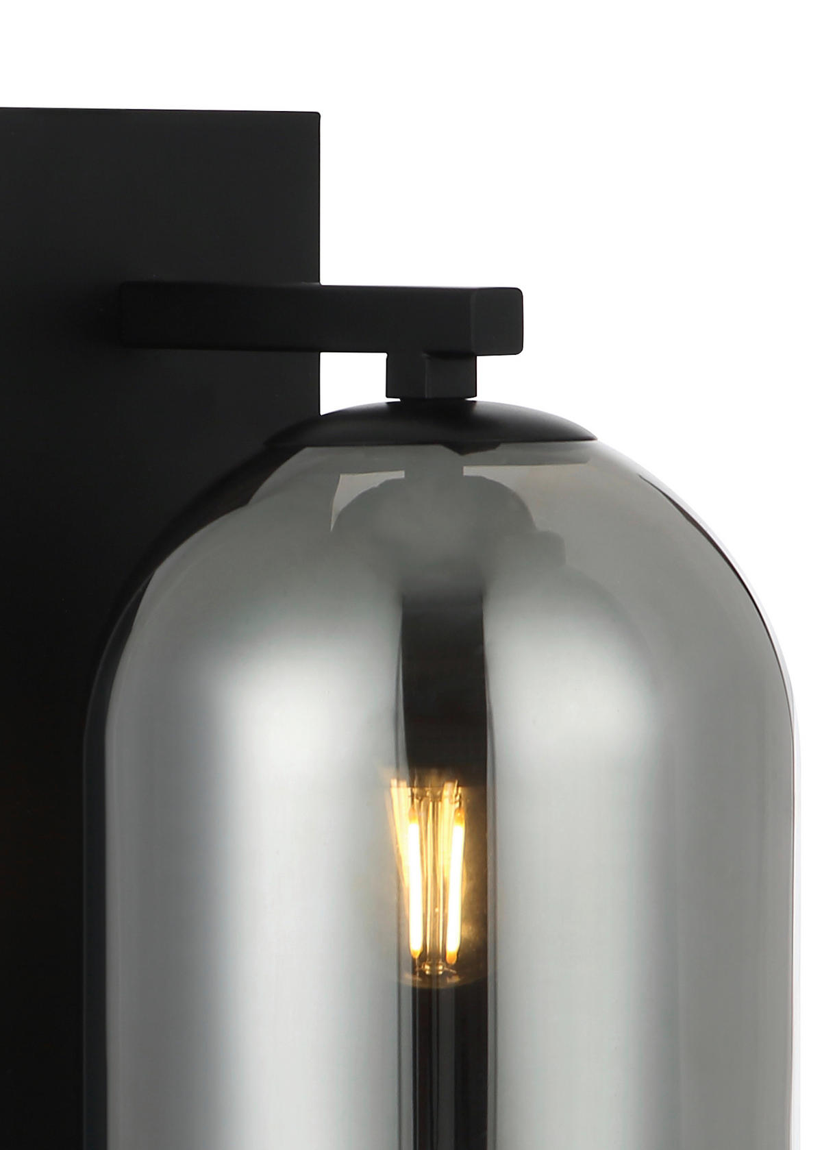 WANDLEUCHTE   - Grau, Design, Glas (31/15/19cm)