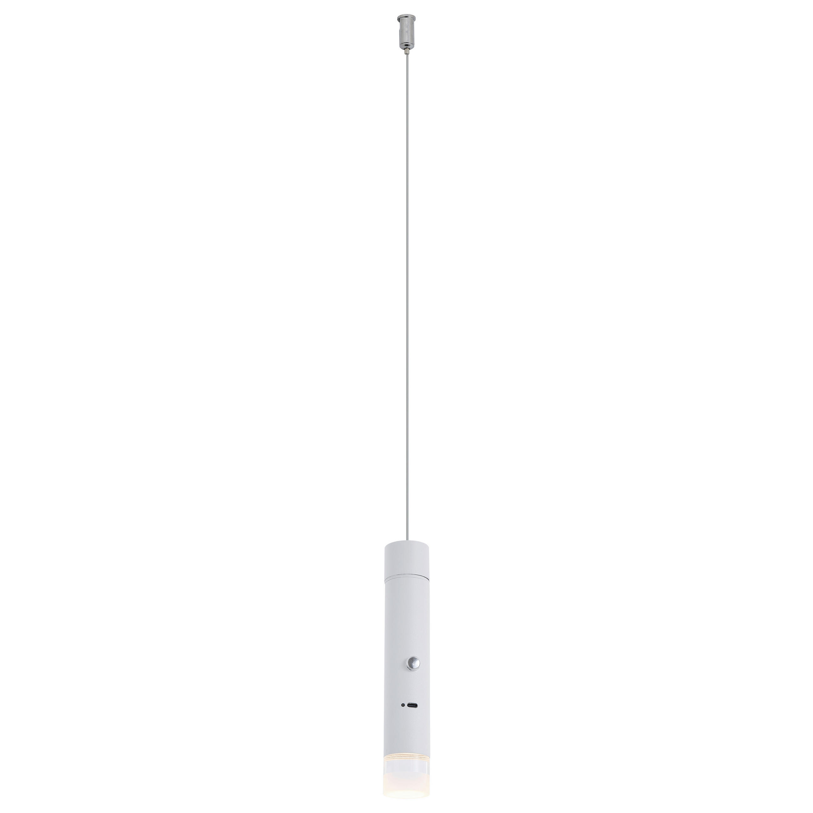 Novel Akku-Led-Hängeleuchte Nowa Klar, Weiß 120 cm