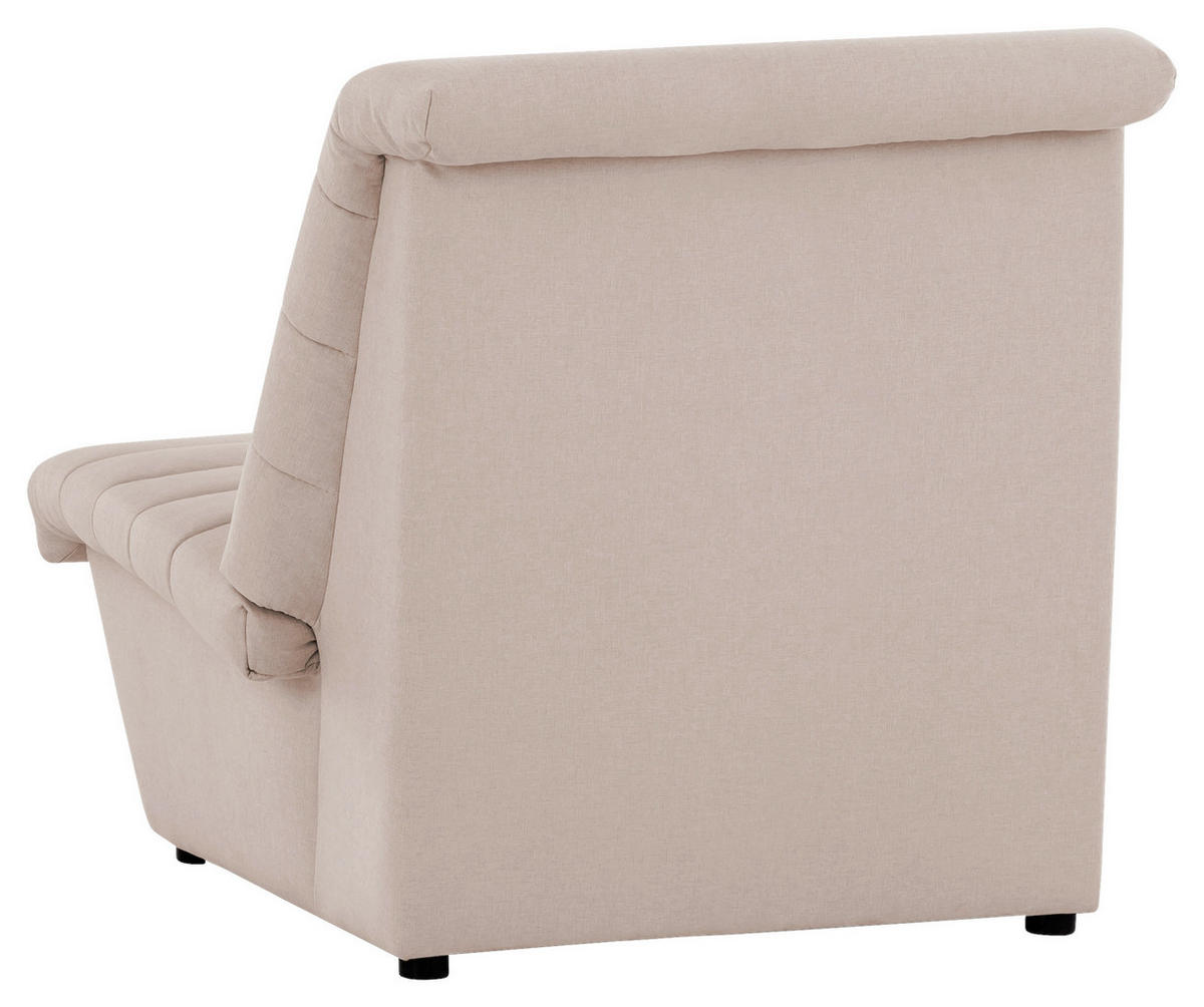 SESSEL Webstoff Ecru    - Ecru/Schwarz, Design, Kunststoff/Textil (92/92/103cm) - LOOKS by W.Joop