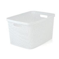 AUFBEWAHRUNGSBOX 27,5/38,5/15 cm  - Weiss, Basics, Kunststoff (27,5/38,5/15cm) - Homeware