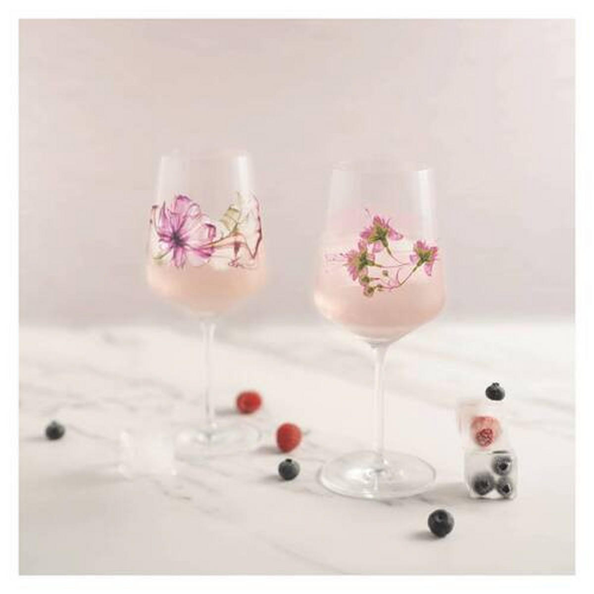 SPRITZERGLAS 544 ml 2-teilig  - Rosa/Grün, LIFESTYLE, Glas (20,3/26,6/10,1cm) - Ritzenhoff