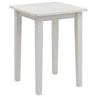 BARTISCH  - Weiß, ROMANTIK / LANDHAUS, Holz (78/103/78cm) - Boxxx