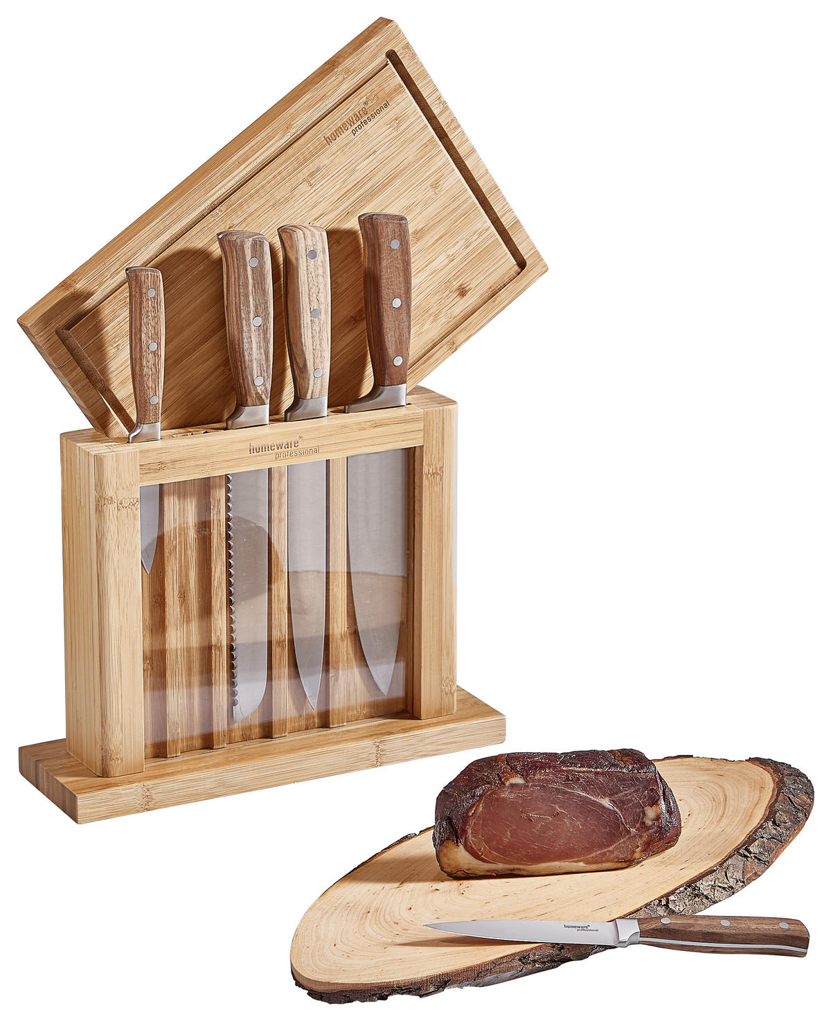SERVÍROVACIA DOSKA    - prírodná farba/farba jelše, Lifestyle, drevo (45/17/1,5cm) - Homeware
