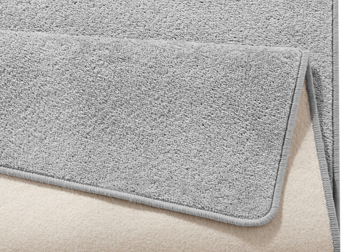 FLACHWEBETEPPICH 80/150 cm Fancy Hellgrau  - Hellgrau, Basics, Kunststoff (80/150cm) - Hanse Home