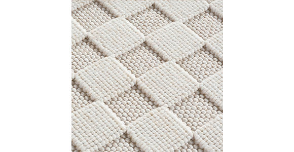 FLACHWEBETEPPICH 160 cm HELIX Creme  - Creme, Basics, Kunststoff/Textil (160cm) - Novel