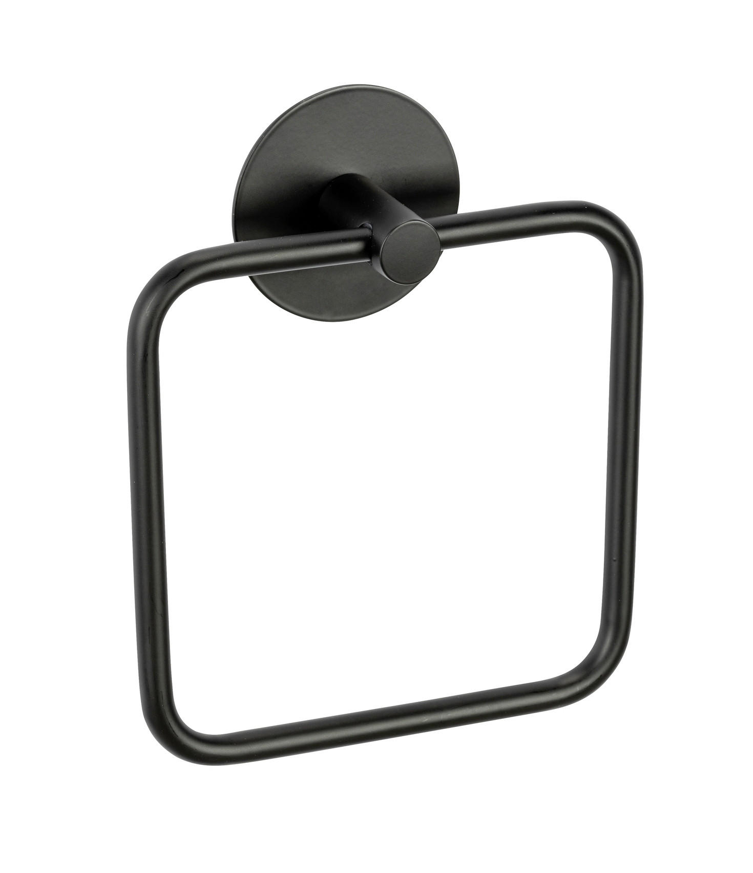 HANDTUCHHALTER Schwarz  - Schwarz, KONVENTIONELL, Metall (15,5/18,5/4,5cm) - Schöner Wohnen