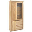 VITRINE Timos Timos Alteiche 98/204/38 cm - Alteiche/Grau, KONVENTIONELL, Glas/Holz (98/204/38cm) - Voleo