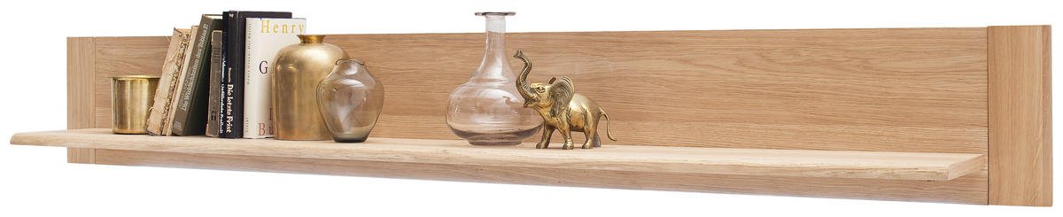 WANDBOARD in 180/24/25 cm Eichefarben  - Eichefarben, Design, Holz/Holzwerkstoff (180/24/25cm) - Livetastic
