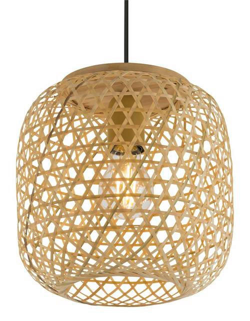 HÄNGELEUCHTE Mirena 23/135 cm   - Naturfarben, Natur, Naturmaterialien (23/135cm) - Globo