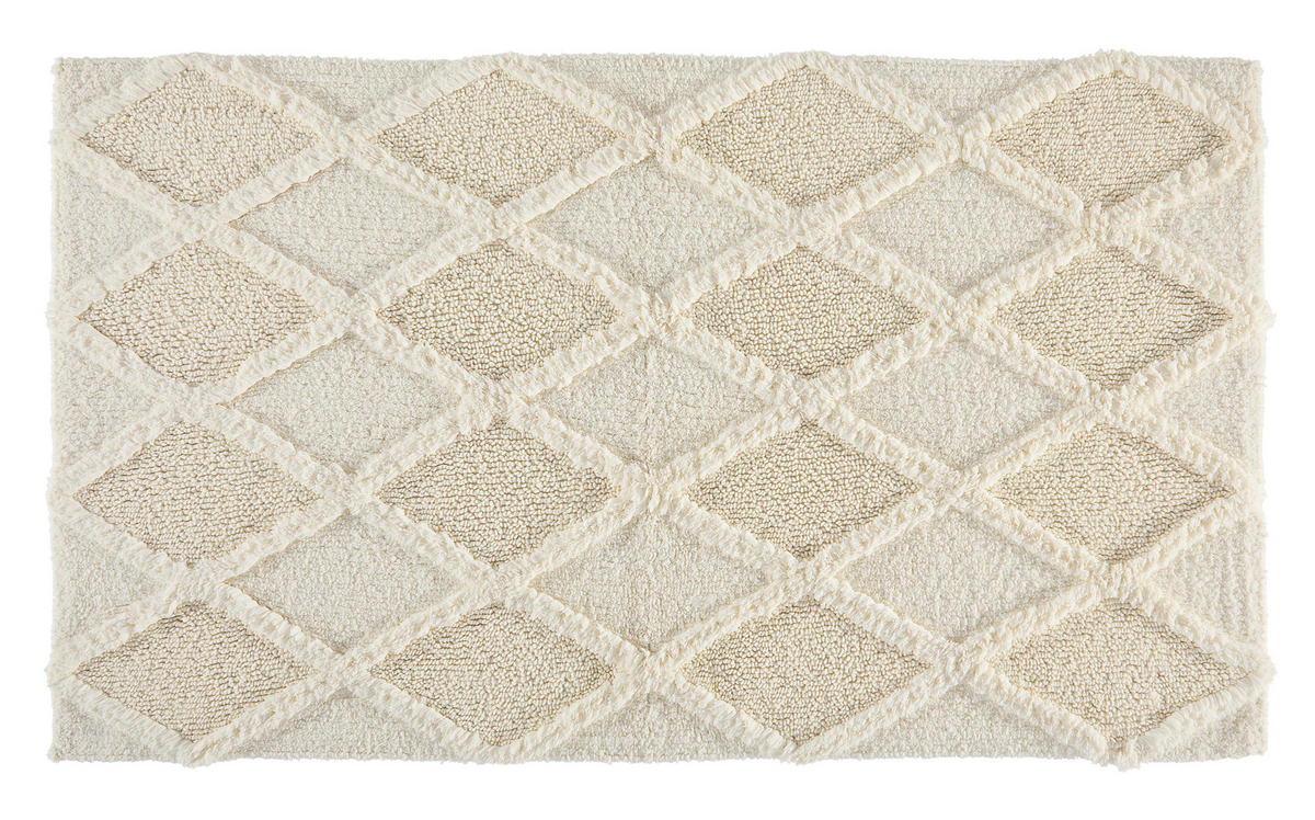 BADEMATTE Naturfarben 70/120 cm  - Naturfarben, Textil (70/120cm) - Esposa