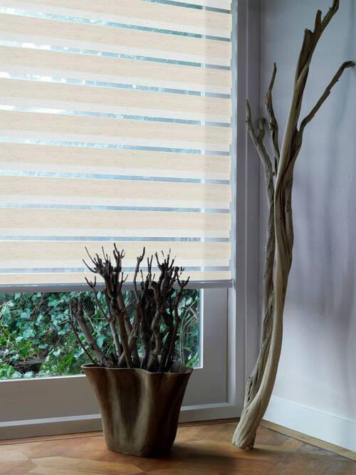 DUOROLLO LEINEN 160/175 cm  - Naturfarben, KONVENTIONELL, Textil (160/175cm)