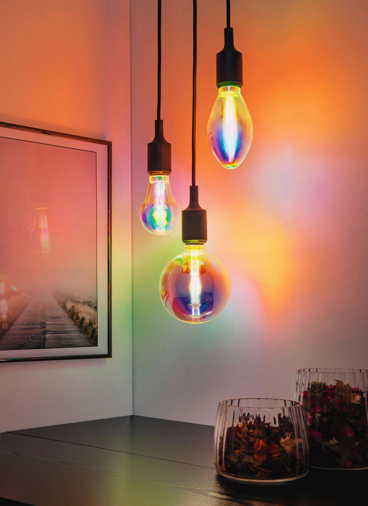LED-LEUCHTMITTEL   E27 1x5W W 470 lm  - Multicolor, Basics, Glas (12,5/16,5cm) - Paulmann