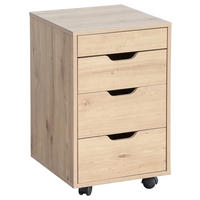 ROLLCONTAINER Eiche Artisan  - Eiche Artisan, KONVENTIONELL, Holzwerkstoff/Kunststoff (40/66,5/45cm) - Carryhome