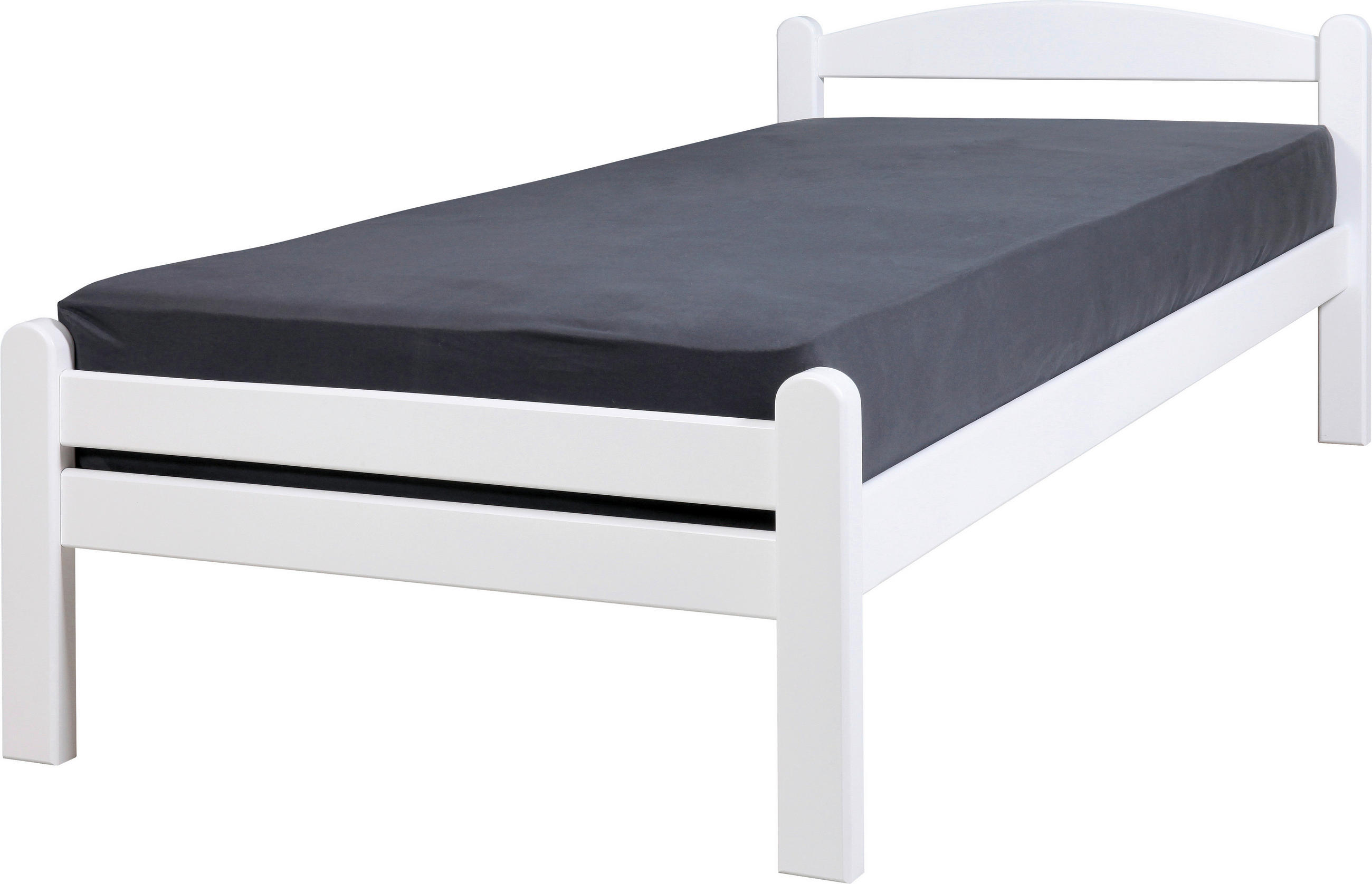 POSTELJA   x  , les bela  - bela, Konvencionalno, les (90/200cm) - Linea Natura