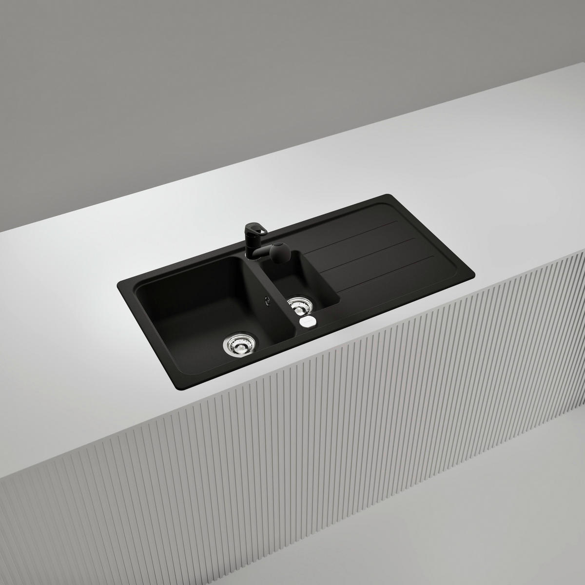 SPÜLE FOMD150LAGNE  - Graphitfarben, Basics, Stein (100/29,7/50cm) - Schock
