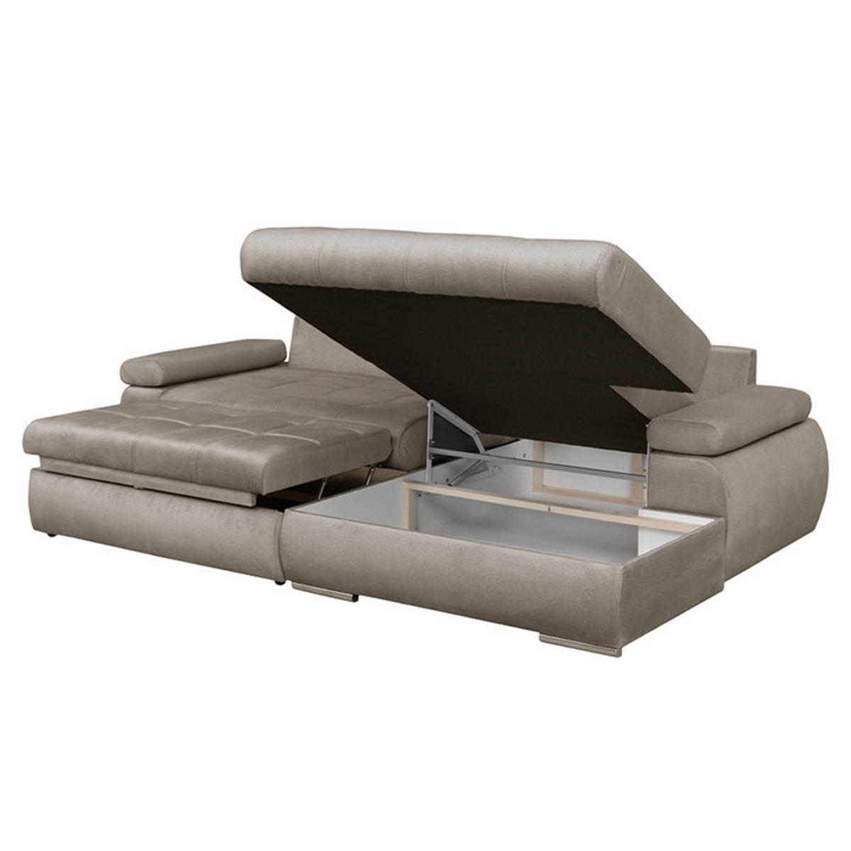 Colțar, bej - bej, Design (295/90/177cm) - Carryhome