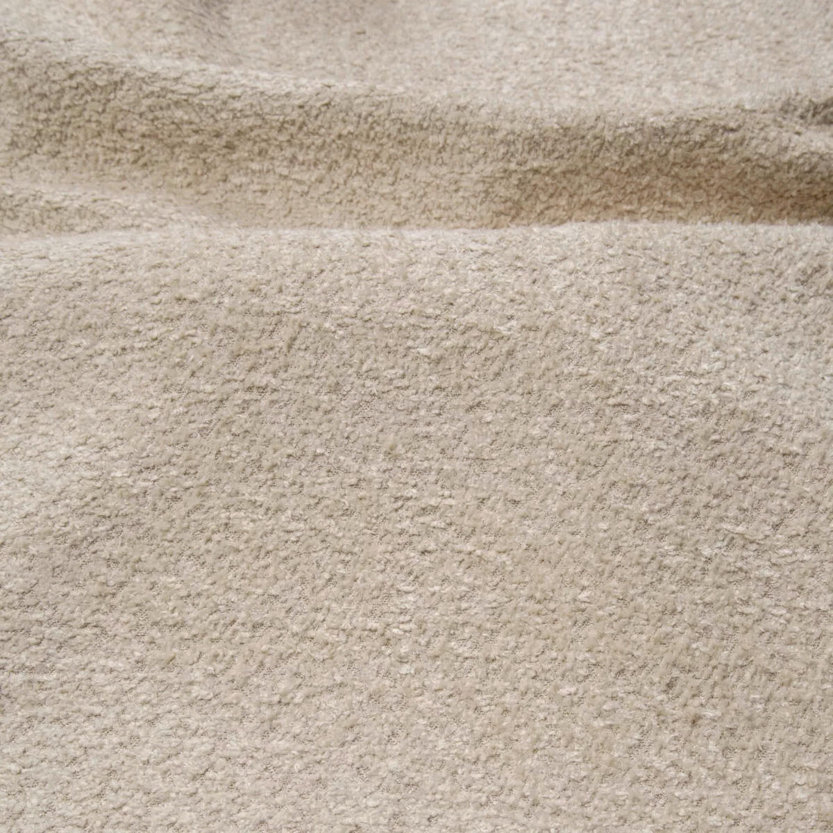 SCHLAFSOFA BRAZIL SOFA Bouclé Sandfarben  inkl. Schlaffunktion, Rücken echt, Stauraum  - Sandfarben/Schwarz, Design, Textil (248/92/110cm) - MID.YOU