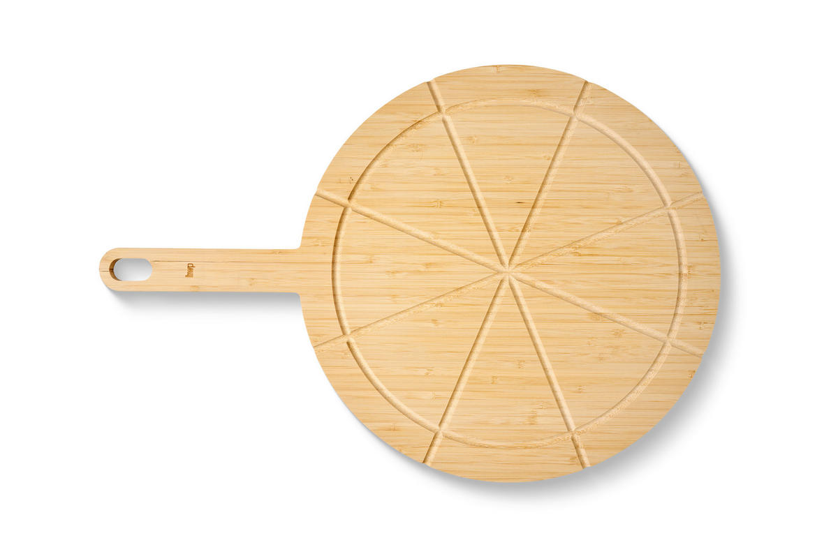 PIZZASET  - Edelstahlfarben/Naturfarben, Basics, Holz/Metall - Homeware Profession.