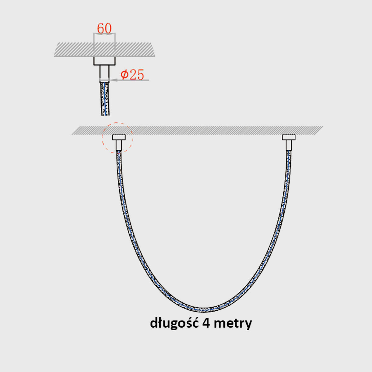 LED-HÄNGELEUCHTE Rope Light 400 cm  - Weiß, Design, Kunststoff (400cm)