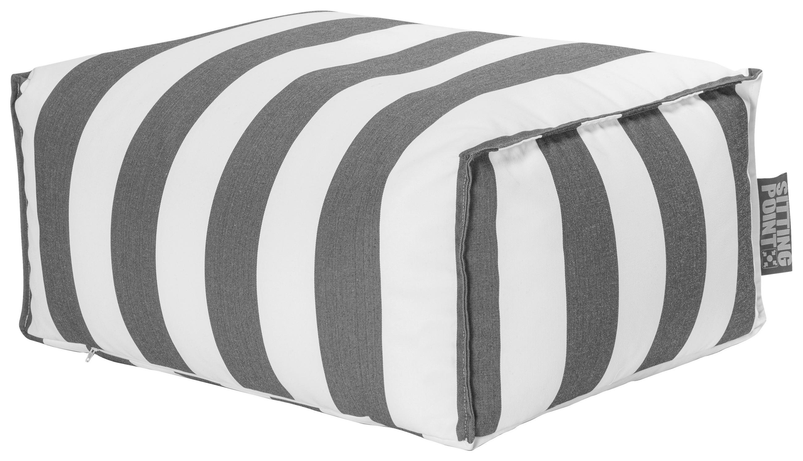 OUTDOORSITZSACK 100 l  - Anthrazit/Weiß, LIFESTYLE, Textil (65/35/55cm)