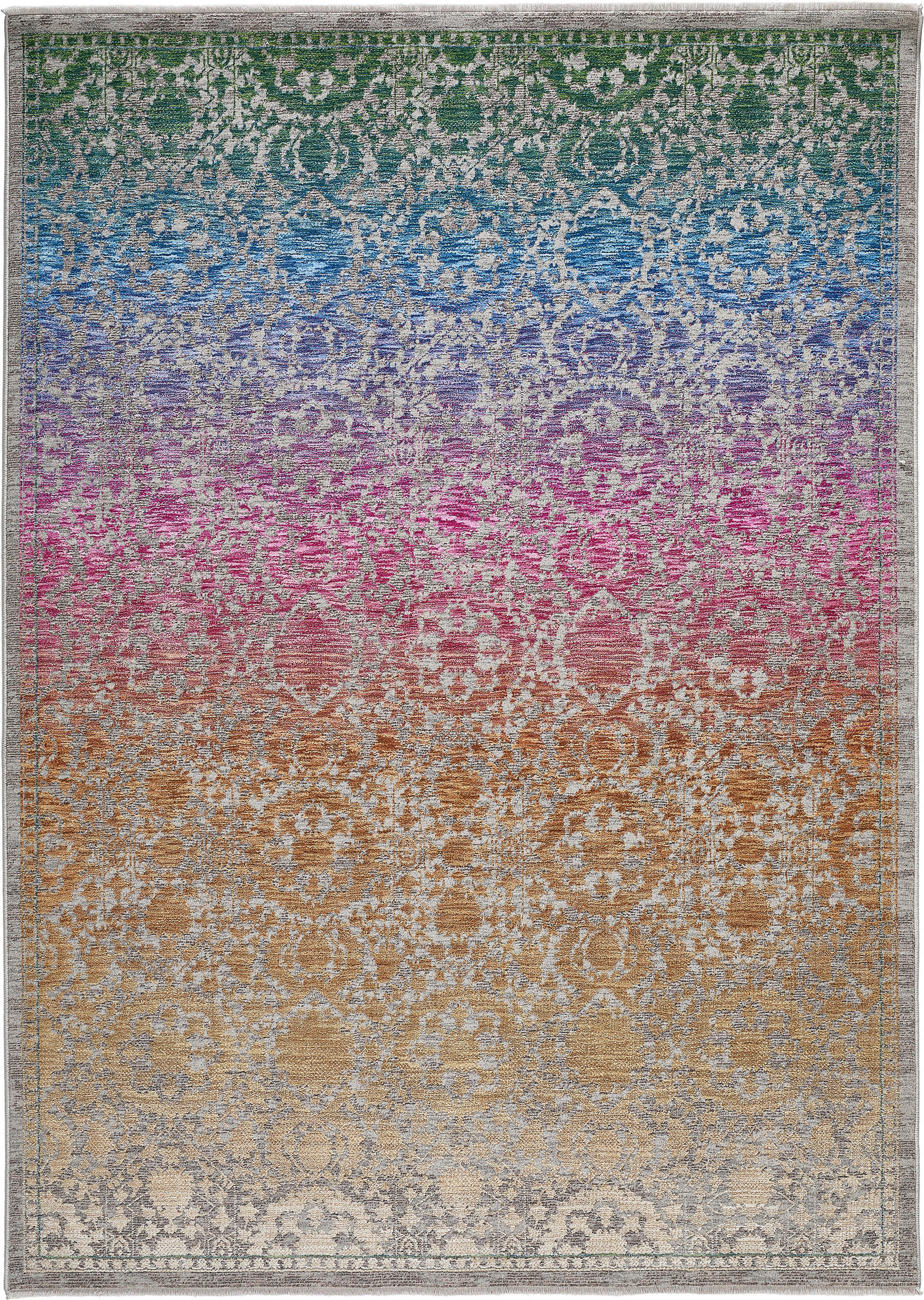 VINTAGE-TEPPICH 160/230 cm VIOLETTA Multicolor  - Multicolor, Design, Textil (160/230cm) - Novel