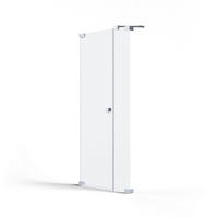 DUSCHTÜR Chromfarben  90/200 cm  - Chromfarben, MODERN, Glas/Metall (90/200cm) - Schöner Wohnen