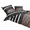 BETTWÄSCHE J.D. Makosatin 240/220 cm  - Schwarz/Braun, Basics, Textil (240/220cm) - Janine