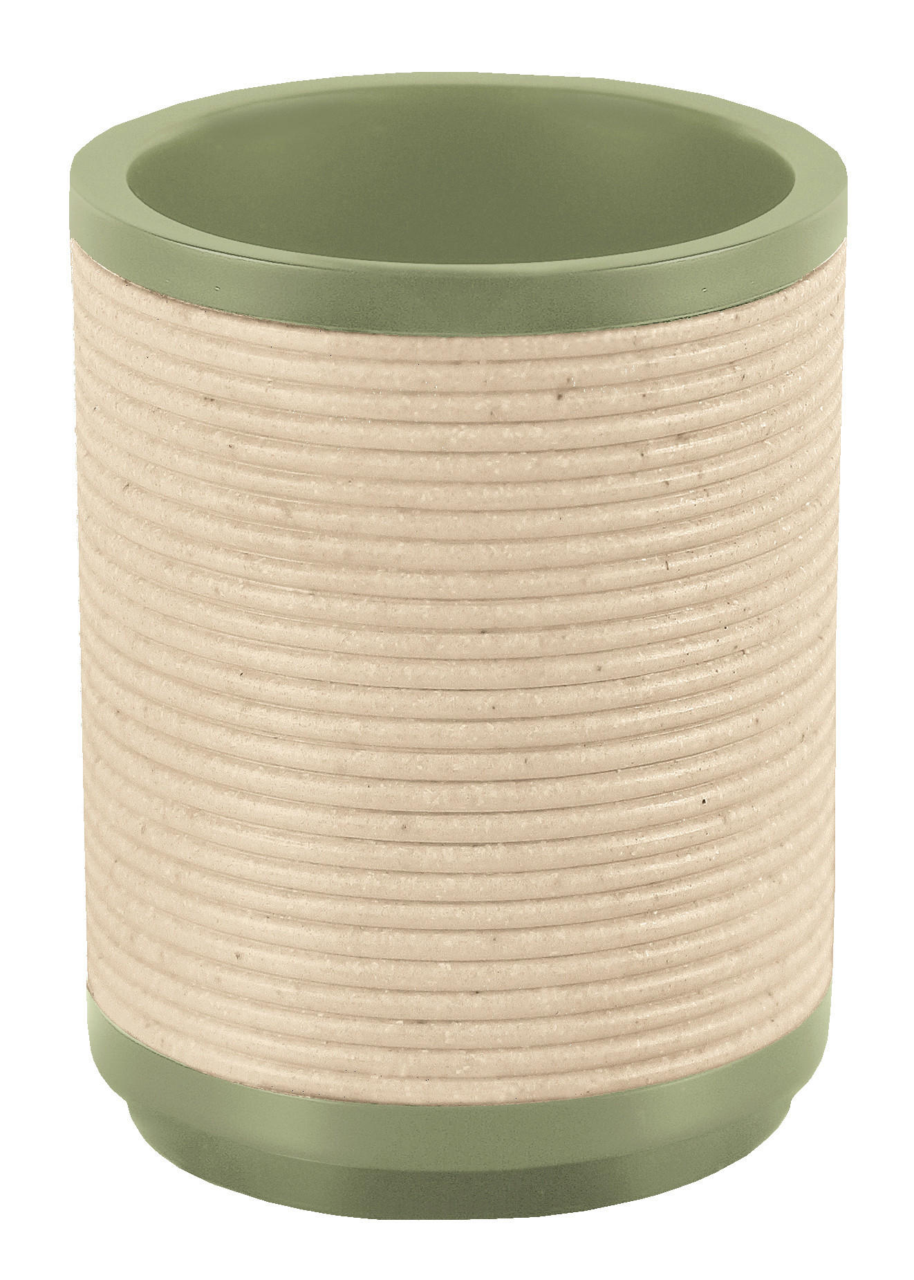 ZAHNPUTZBECHER Kunststoff  - Waldgrün, Basics, Kunststoff (7,8/9,9/7,8cm) - Kleine Wolke