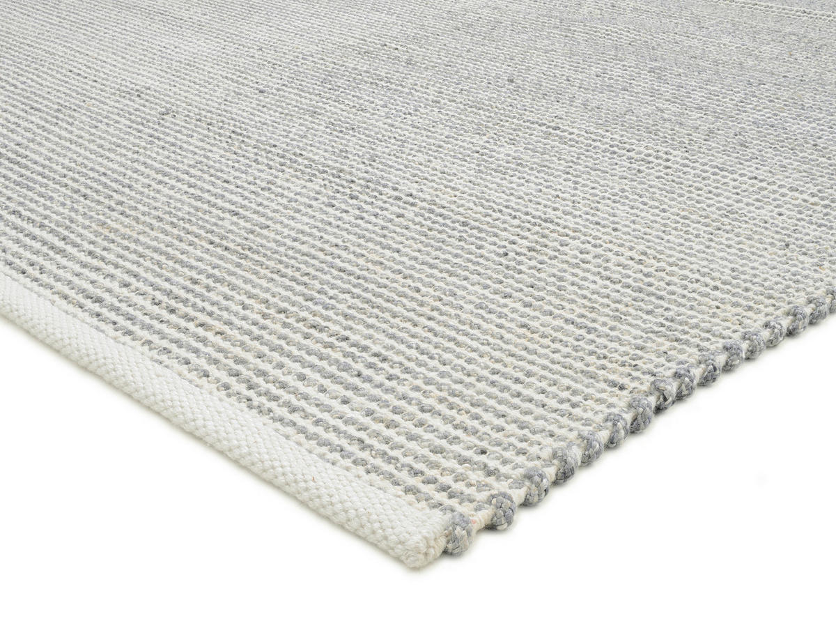 HANDWEBTEPPICH 140/200 cm Grau  - Grau, Basics, Textil (140/200cm) - Musterring
