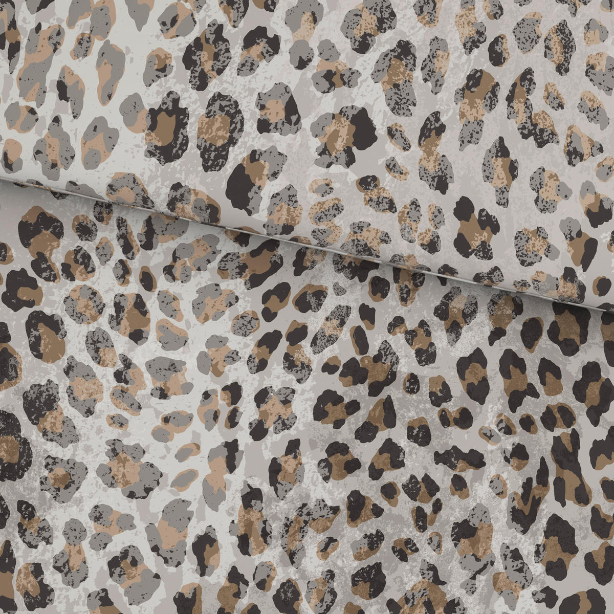 BETTWÄSCHE 2-teilig Flanell 140/200 cm  - Braun, Textil (140/200cm) - Dieter Knoll
