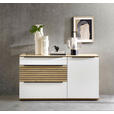 SIDEBOARD 150/85/40 cm  - Eichefarben/Schwarz, KONVENTIONELL, Holzwerkstoff/Kunststoff (150/85/40cm) - Venda