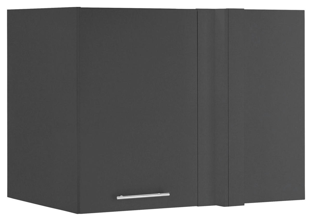 AUFSATZSCHRANK 100/76/68 cm  in  - Chromfarben/Anthrazit, Design, Holzwerkstoff/Metall (100/76/68cm)