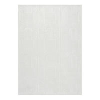 LÄUFER 80/150 cm Calma  - Weiß, Basics, Textil (80/150cm) - Kayoom