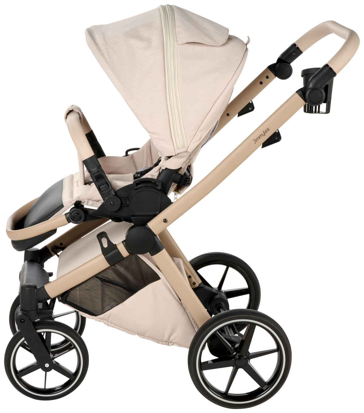 KINDERWAGENSET  - Beige, Trend, Kunststoff/Textil (100/59/106cm) - Jimmylee