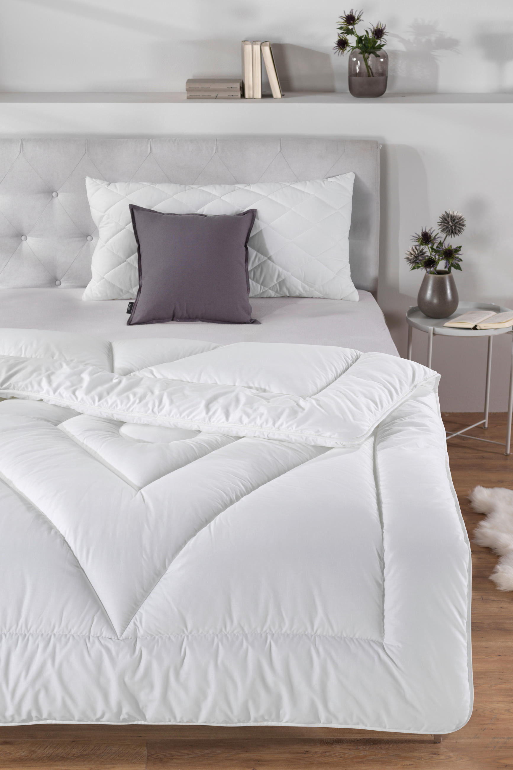 GANZJAHRESDECKE  NIDRA  135/200 cm   - Naturfarben, KONVENTIONELL, Kunststoff/Textil (135/200cm) - Sleeptex