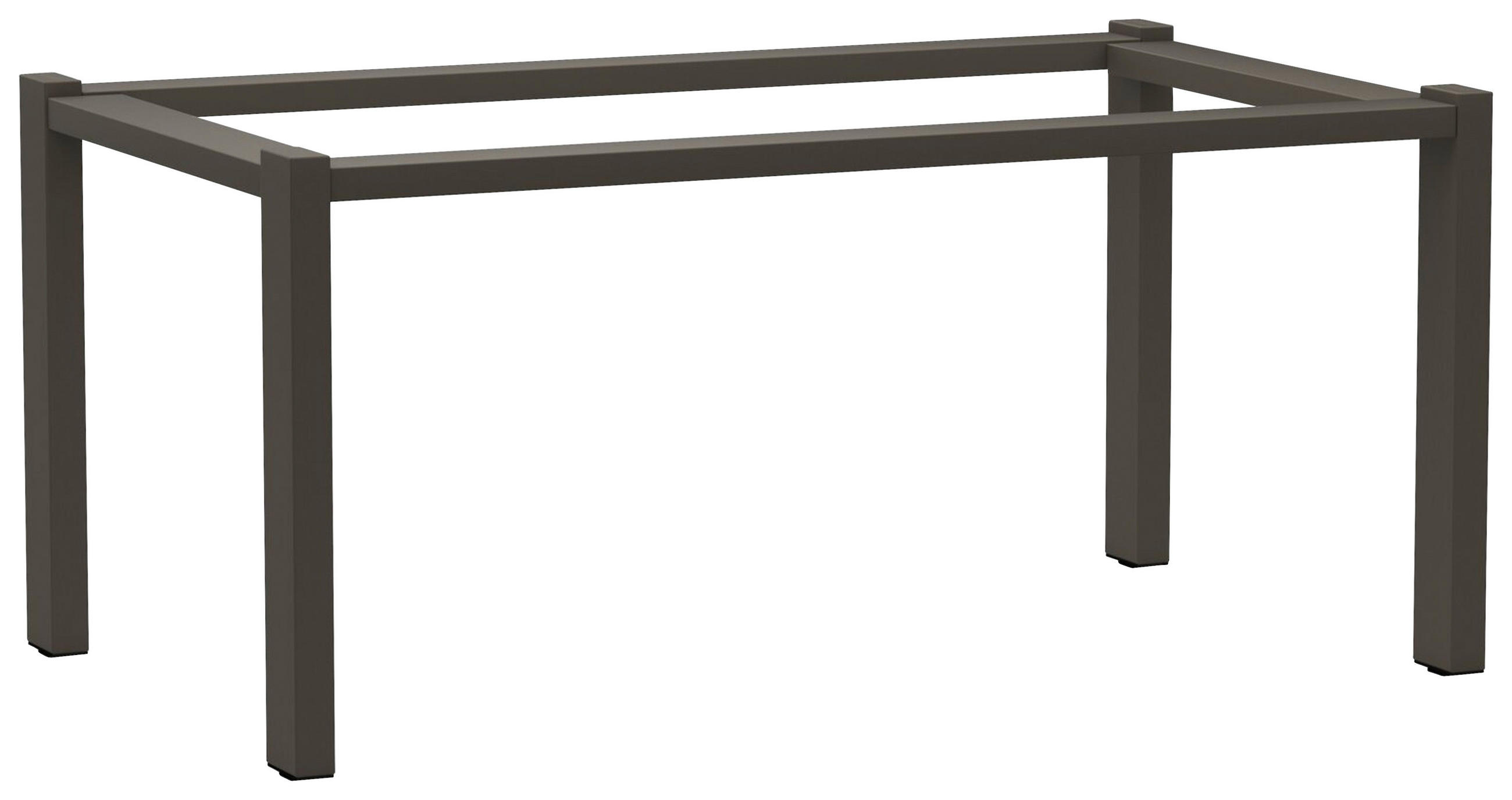 TISCHGESTELL 160/95/74 cm Metall  - Graubraun, Basics, Metall (160/95/74cm) - Joop!