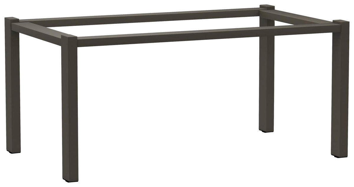 TISCHGESTELL 160/95/74 cm Metall  - Graubraun, Basics, Metall (160/95/74cm) - Joop!