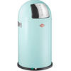 ABFALLSAMMLER PUSHBOY JUNIOR 22 L  - Edelstahlfarben/Mintgrün, KONVENTIONELL, Kunststoff/Metall (35/63cm) - Wesco