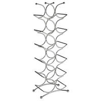 FLASCHENREGAL Silberfarben  - Silberfarben, Basics, Metall (25/15/69cm) - Justinus