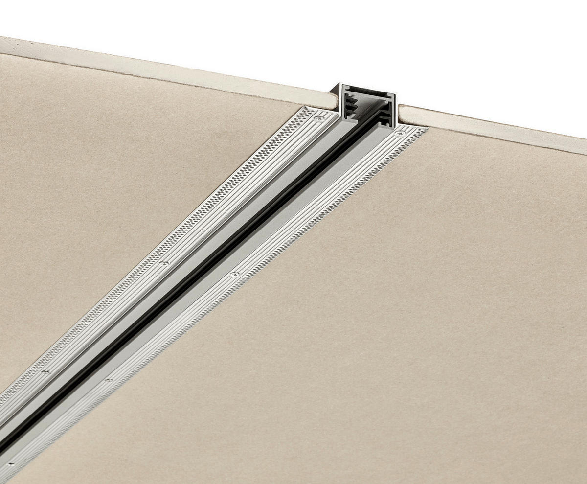 SCHIENENSYSTEM Duoline   - Alufarben, Basics, Metall (7,5cm) - Trio Leuchten