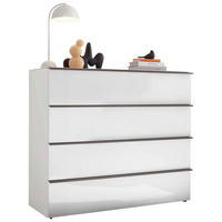 SIDEBOARD  in 120/104/43 cm  - Schieferfarben/Schwarz, Basics, Glas/Holzwerkstoff (120/104/43cm) - Dieter Knoll
