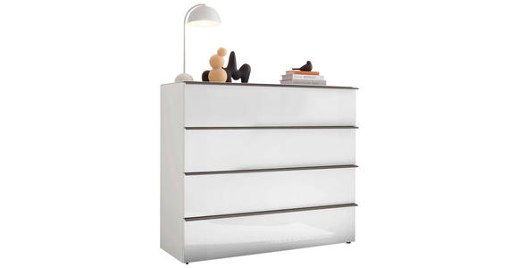 SIDEBOARD  in 120/104/43 cm  - Schieferfarben/Schwarz, Basics, Glas/Holzwerkstoff (120/104/43cm) - Dieter Knoll