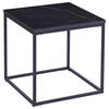 COUCHTISCH 45/45/45 cm quadratisch Schwarz  - Schwarz, Design, Holzwerkstoff/Metall (45/45/45cm) - Ti'me