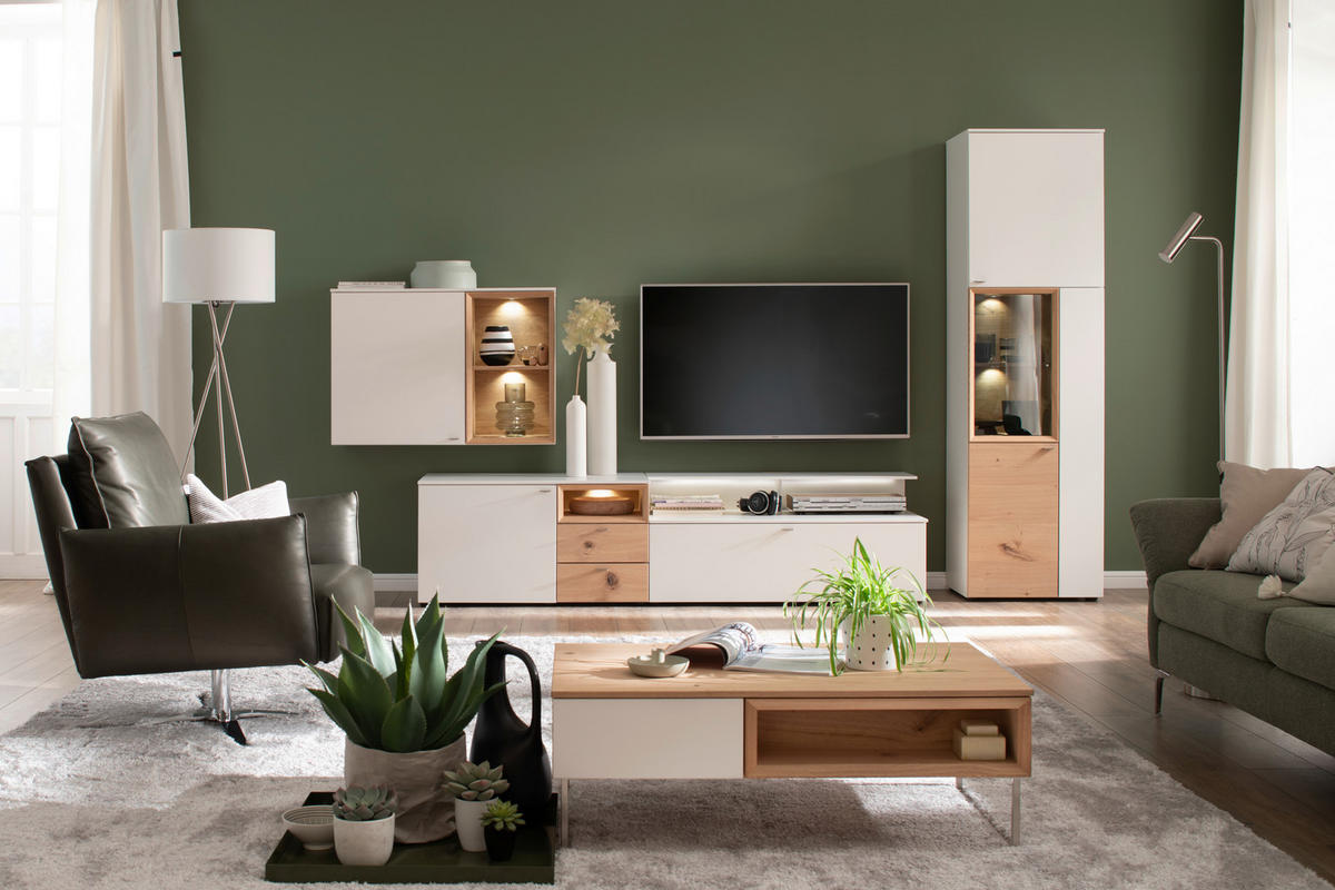STEHLEUCHTE 68/160 cm    - Weiß/Nickelfarben, Basics, Kunststoff/Metall (68/160cm) - Schöner Wohnen