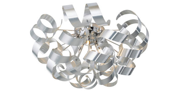 LED-DECKENLEUCHTE - Alufarben, Design, Metall (70/40cm) - Ambiente