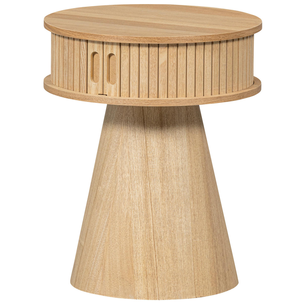 NACHTTISCH Pappel  - Naturfarben, Design, Holz/Holzwerkstoff (38/38/46cm) - Livetastic