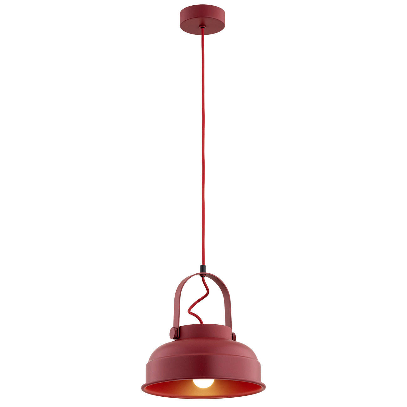 HÄNGELEUCHTE Dakota 109,5/26/26 cm   - Rot, Basics, Metall (109,5/26/26cm)